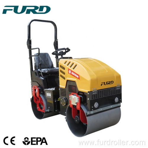 FURD Small Asphalt Roller 1 Ton Vibratory Roller